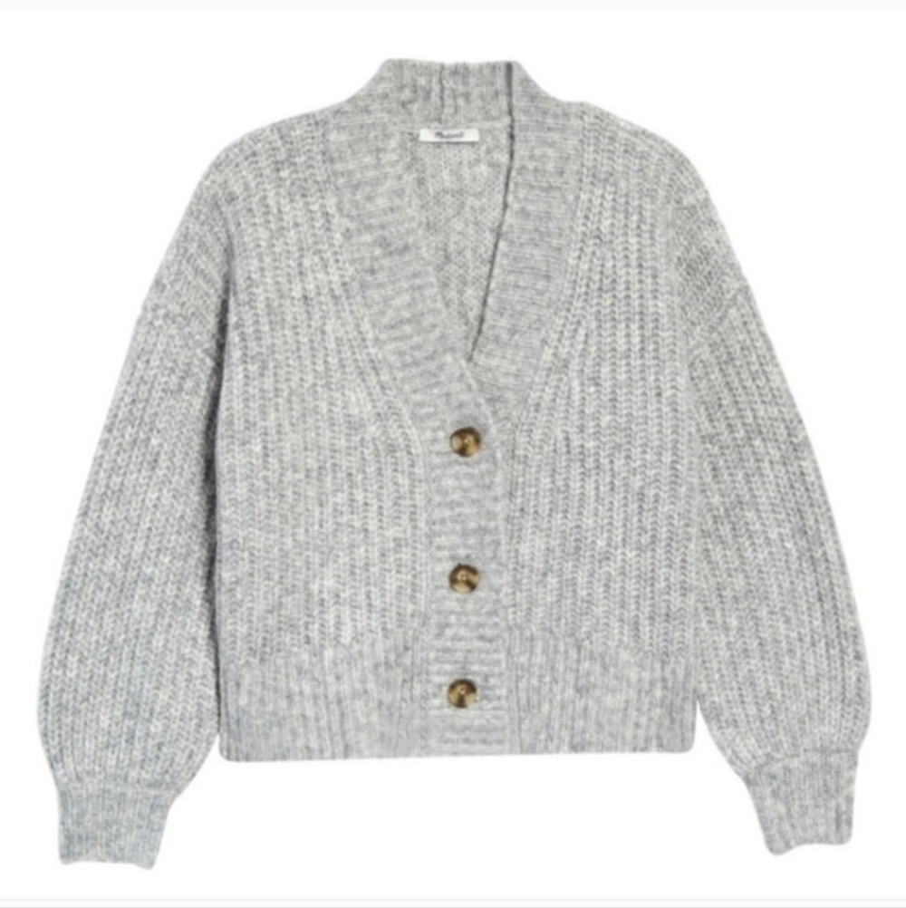 Madewell Waller Crop Cardigan Sweater